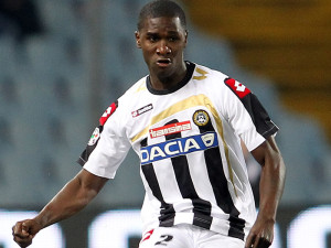 UDINE, ITALY - APRIL 03: Valencia Cristian Eduardo Zapata of Udinese Calcio in action during the Serie A match between Udinese Calcio and Juventus FC at Stadio Friuli on April 3, 2010 in Udine, Italy.  (Photo by Gabriele Maltinti/Getty Images)